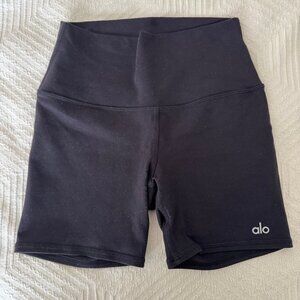 Alo Airbrush High-Waist Biker Shorts